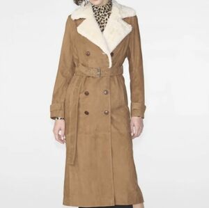 Wilson Leather Fur Trench